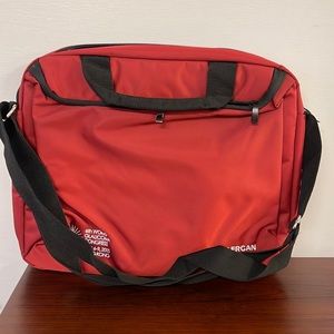 Red computer bag